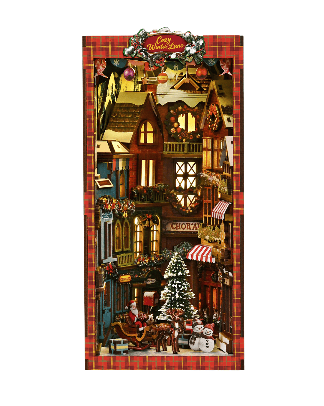 Book Nook Christmas Street Corner - 296 pcs