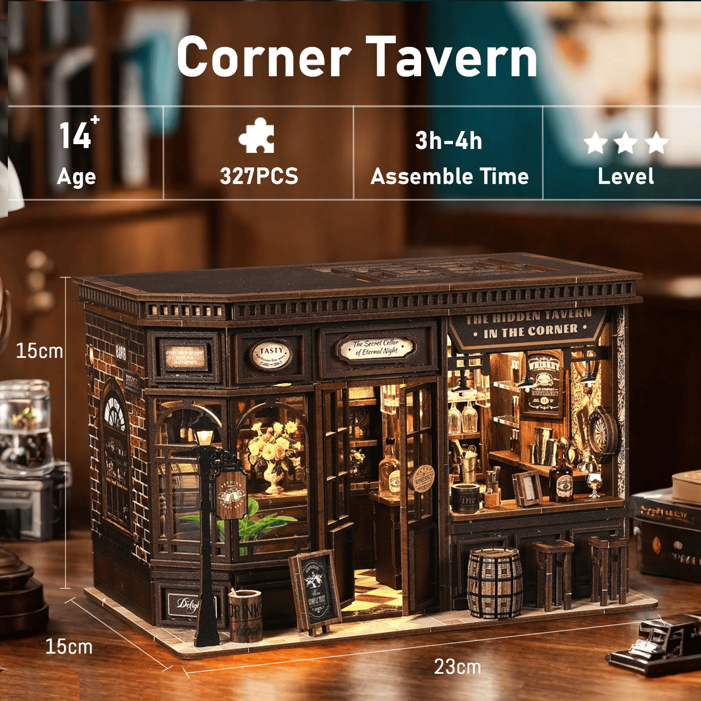 Book Nook Corner Tavern (English-style bar) - 327 pieces