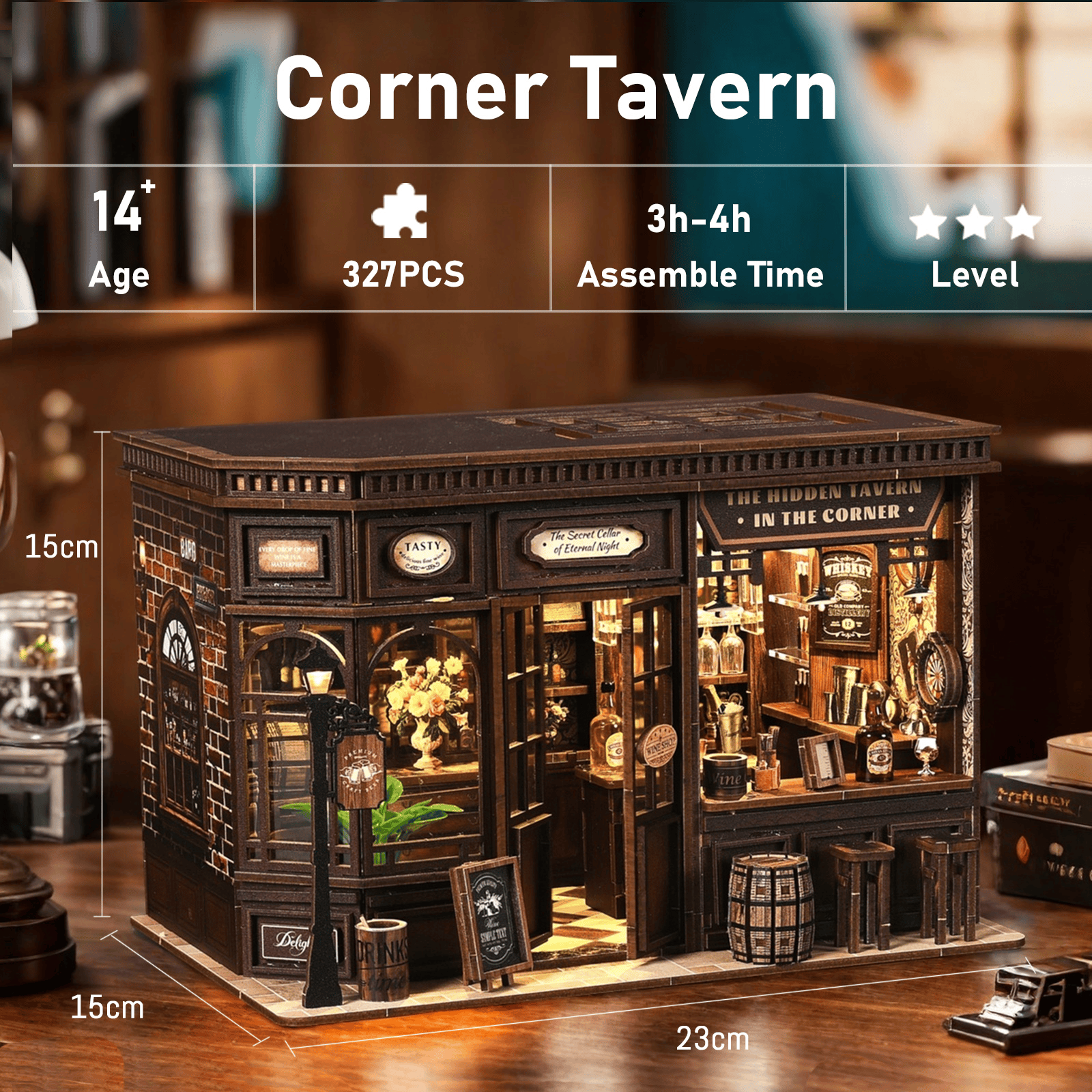 Book Nook Corner Tavern (English-style bar) - 327 pieces