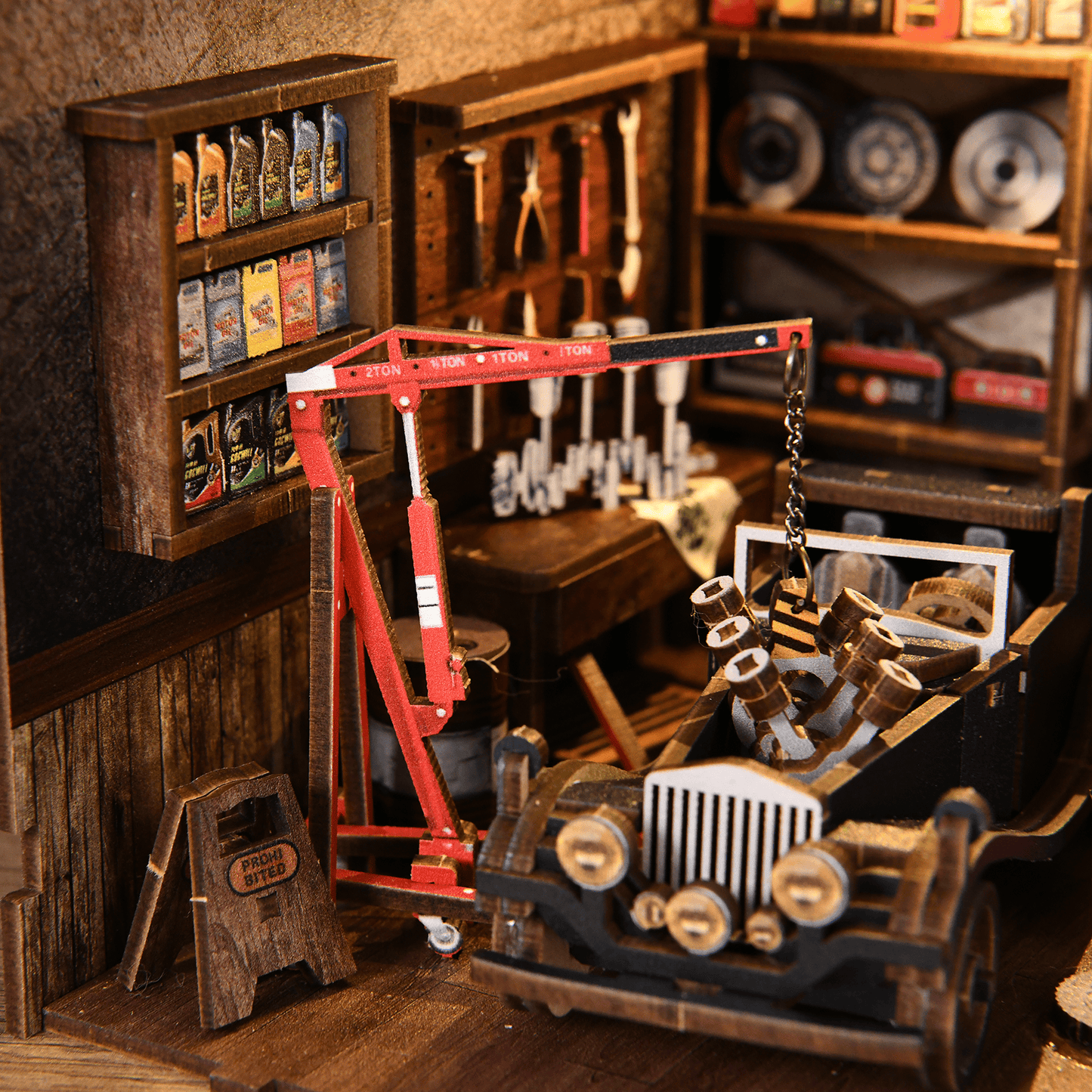 Book Nook Craftmanship Repair Shop - 374 pcs