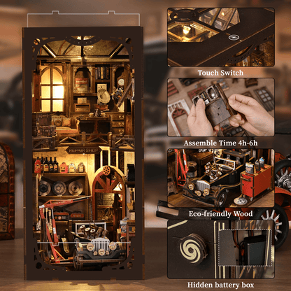 Book Nook Craftmanship Repair Shop - 374 pcs
