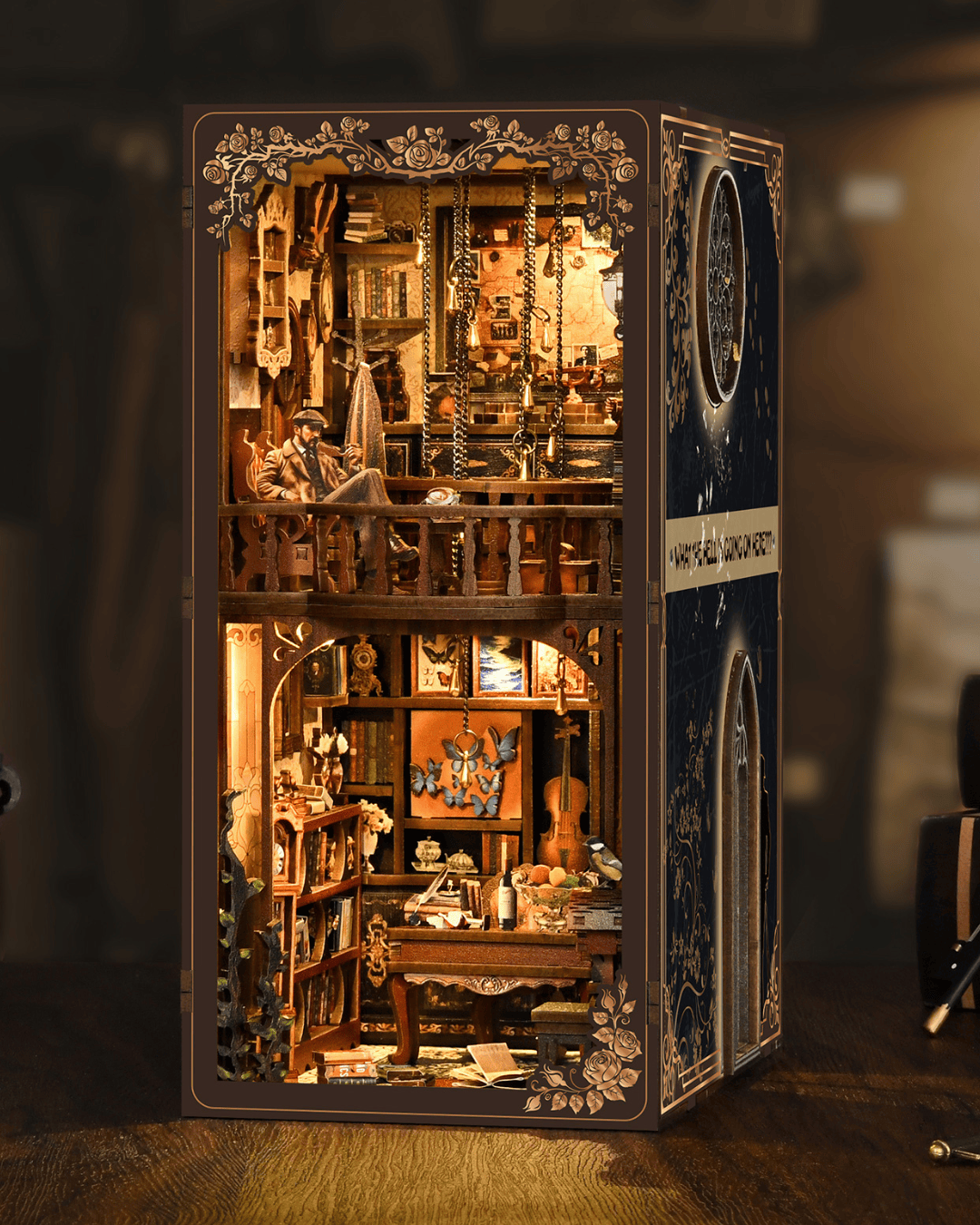 Book Nook Dark Box Mystery Case (Sherlock Holmes Style) - 270 Pieces