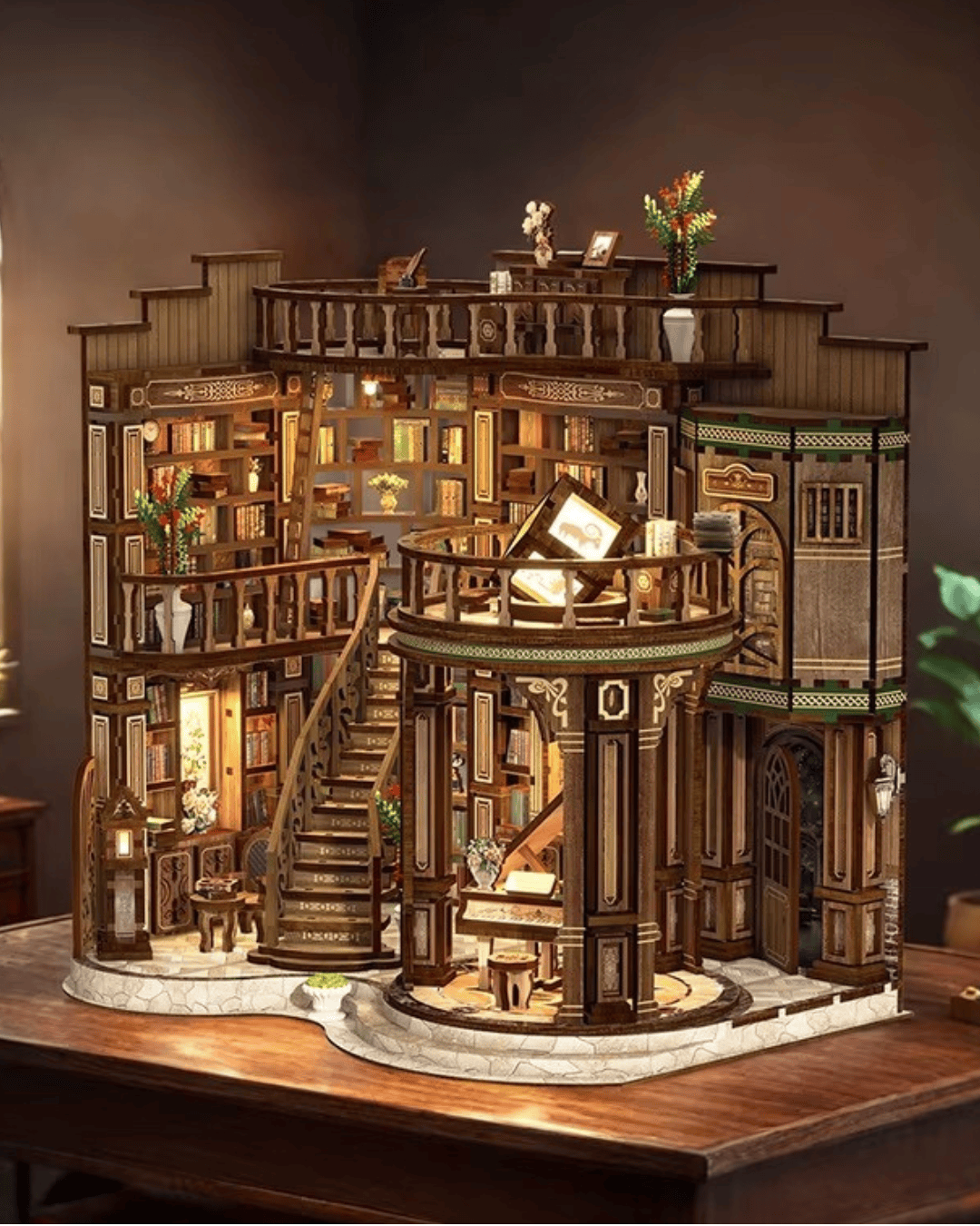 Book Nook Dreamy Book Hall - 888 pieces