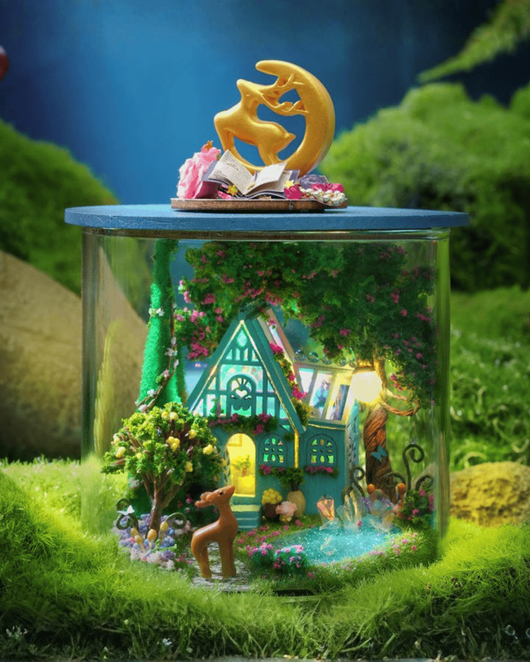 Book Nook Fairy Garden (Édition sous cloche)