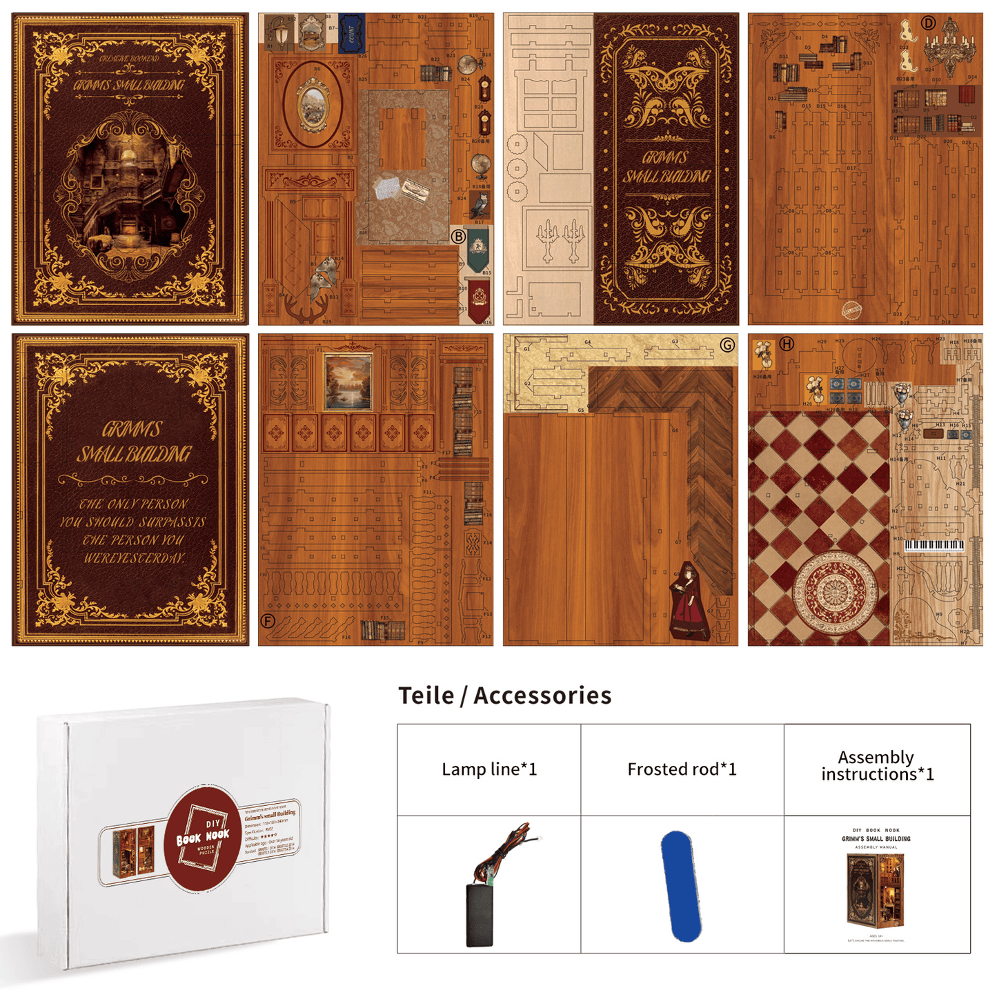 Book Nook Grimm's small building (Grimm's Fairy Tales)