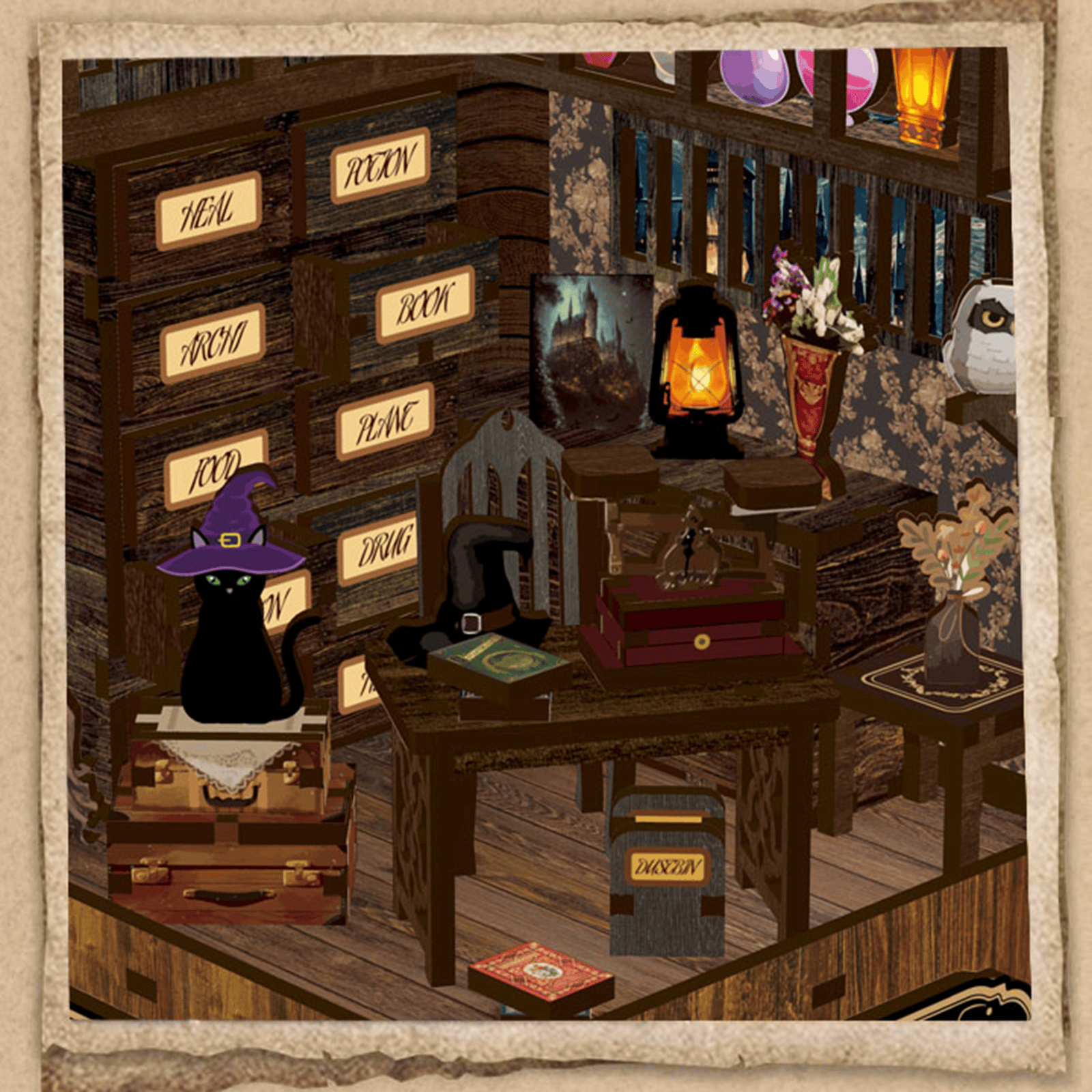 Book Nook Magic Book House (Witch's House) - 149 pcs