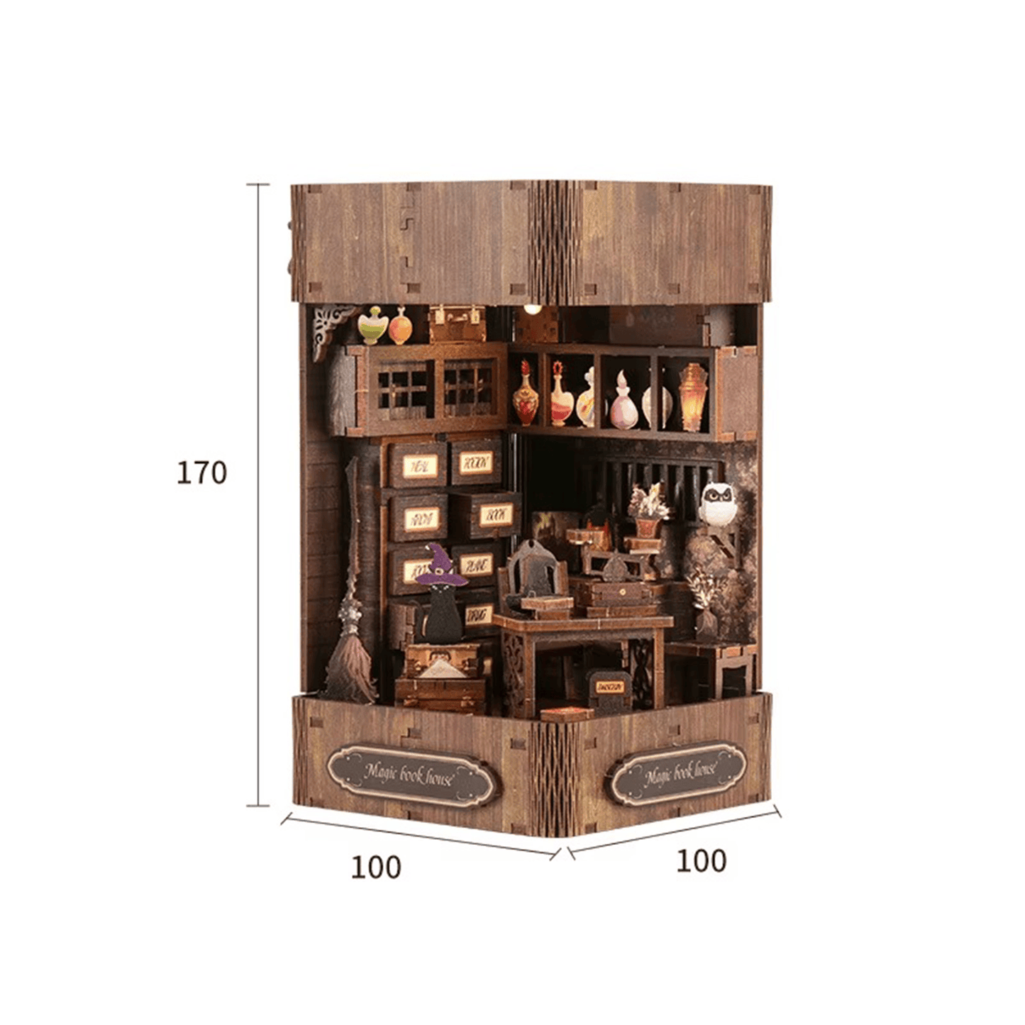 Book Nook Magic Book House (Witch's House) - 149 pcs