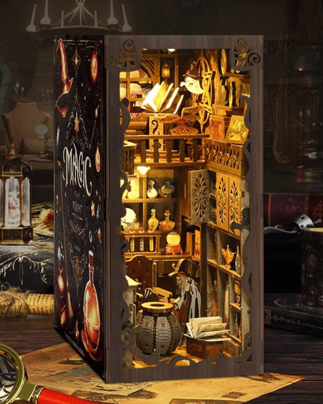 Book Nook Magic Night (with Old Witch) - 308 pieces