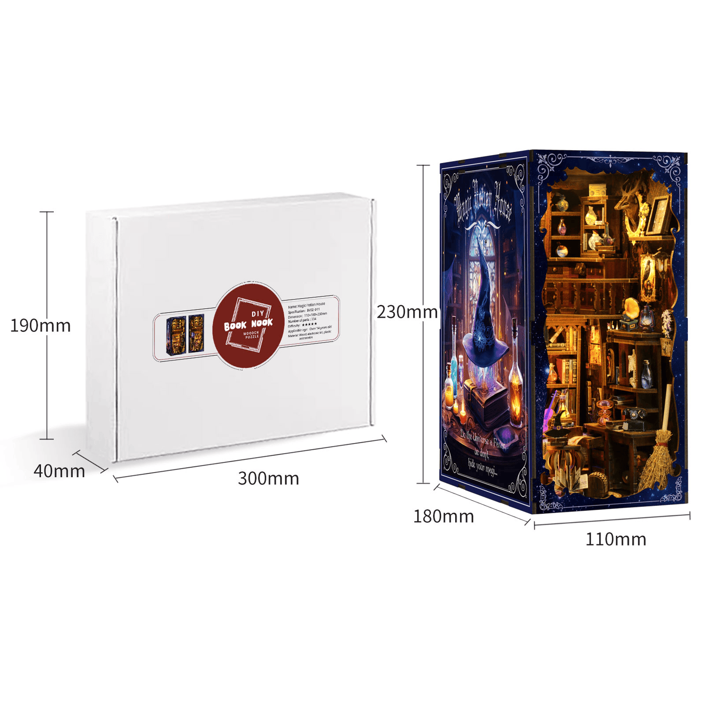 Nook Magic Potion House Book (Potion Lab) - 334 pieces