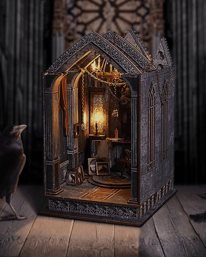 Book Nook Quiet Night Prayer (Gothic Chapel) - 179 pieces