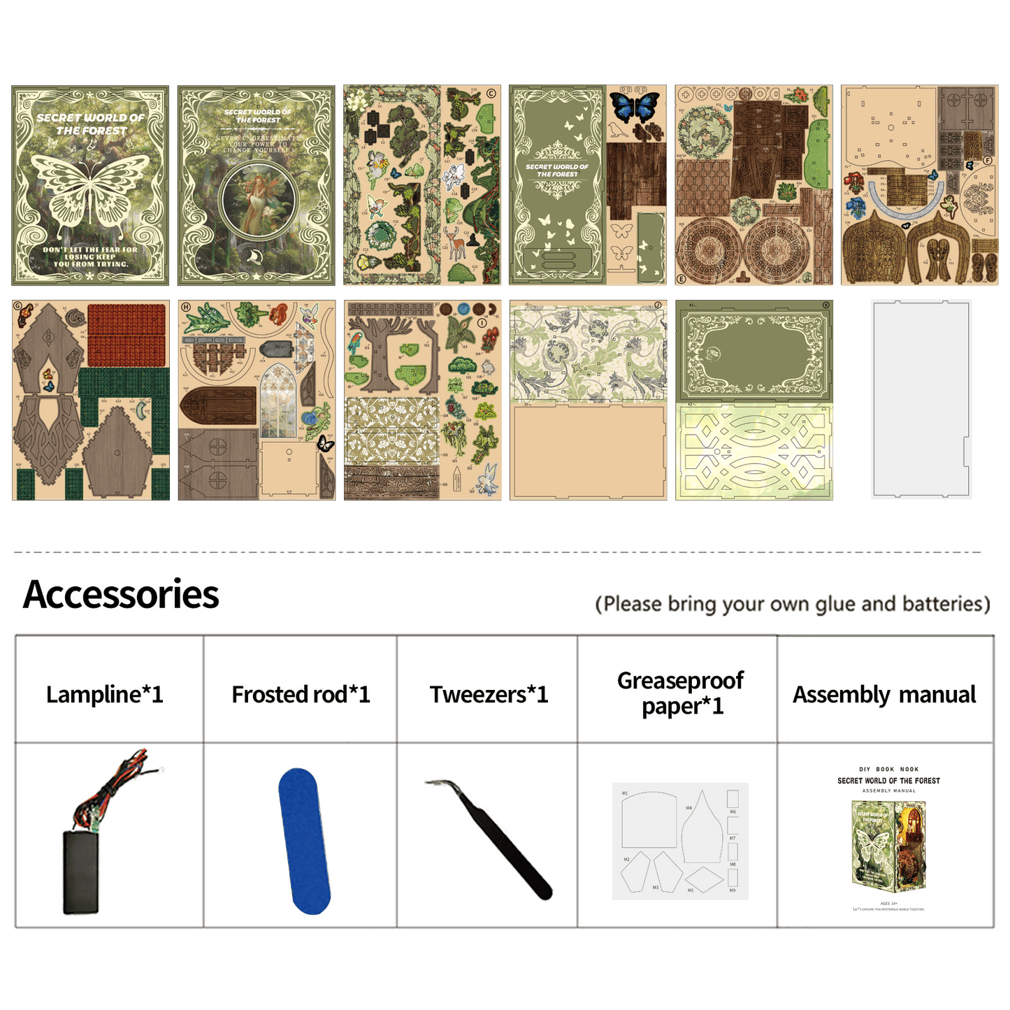 Nook Secret World of the Forest Book (Fairy Forest) - 243 pieces