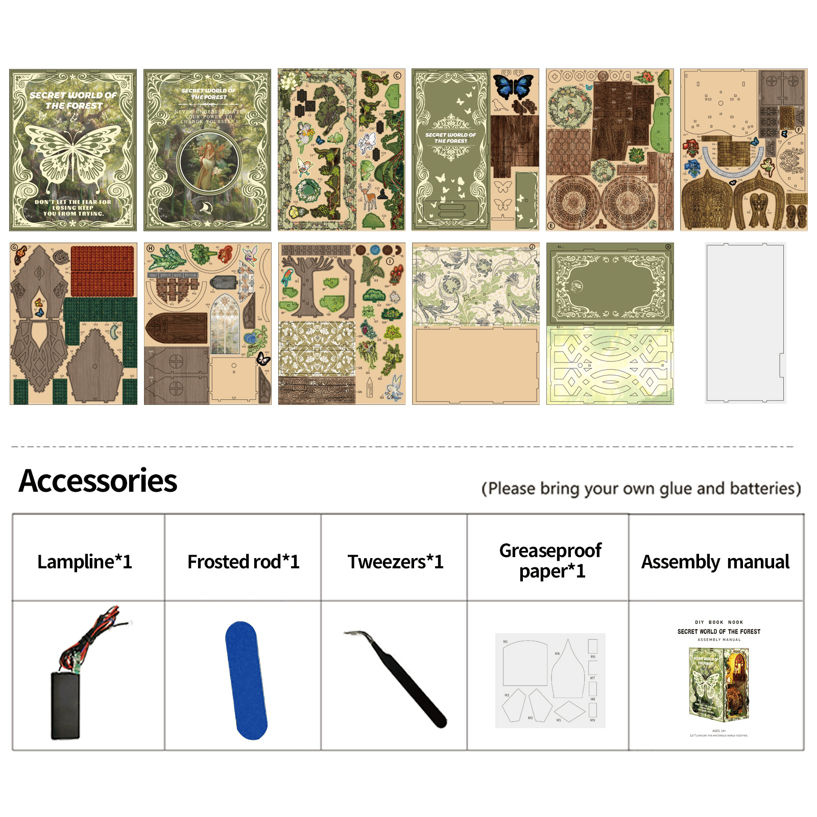Nook Secret World of the Forest Book (Fairy Forest) - 243 pieces