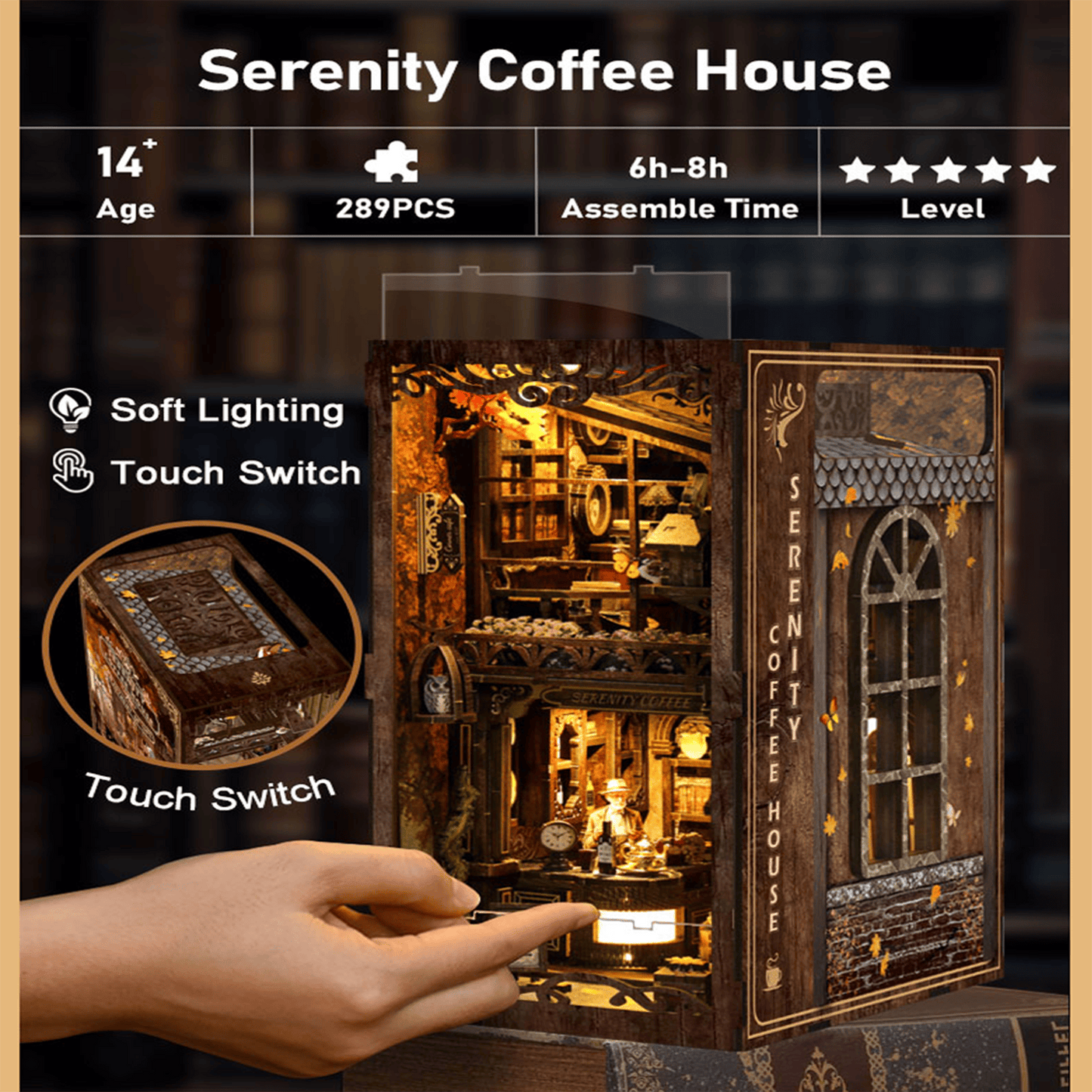 Book Nook Serenity Coffee House -289 pcs
