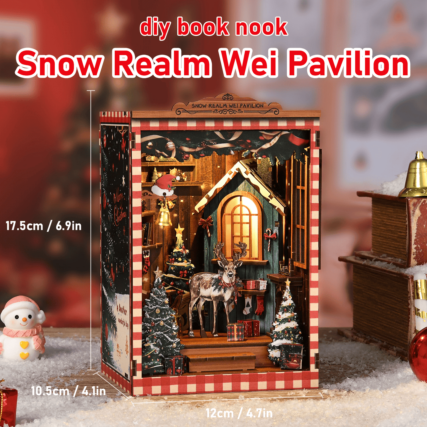 Book Nook Snow Realm Wei Pavilion (Snow Kingdom) - 161 pcs