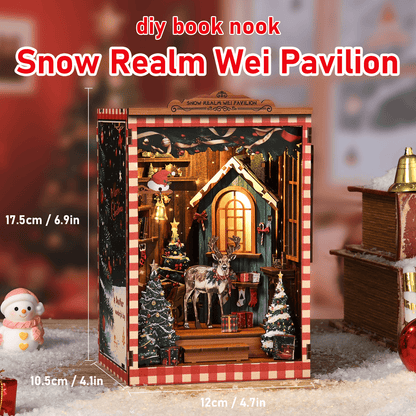 Book Nook Snow Realm Wei Pavilion (Snow Kingdom) - 161 pcs