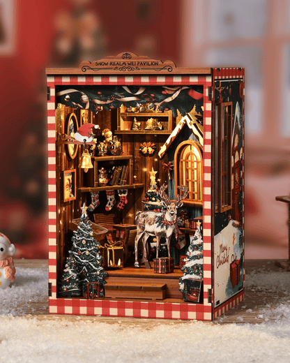 Book Nook Snow Realm Wei Pavilion (Snow Kingdom) - 161 pcs