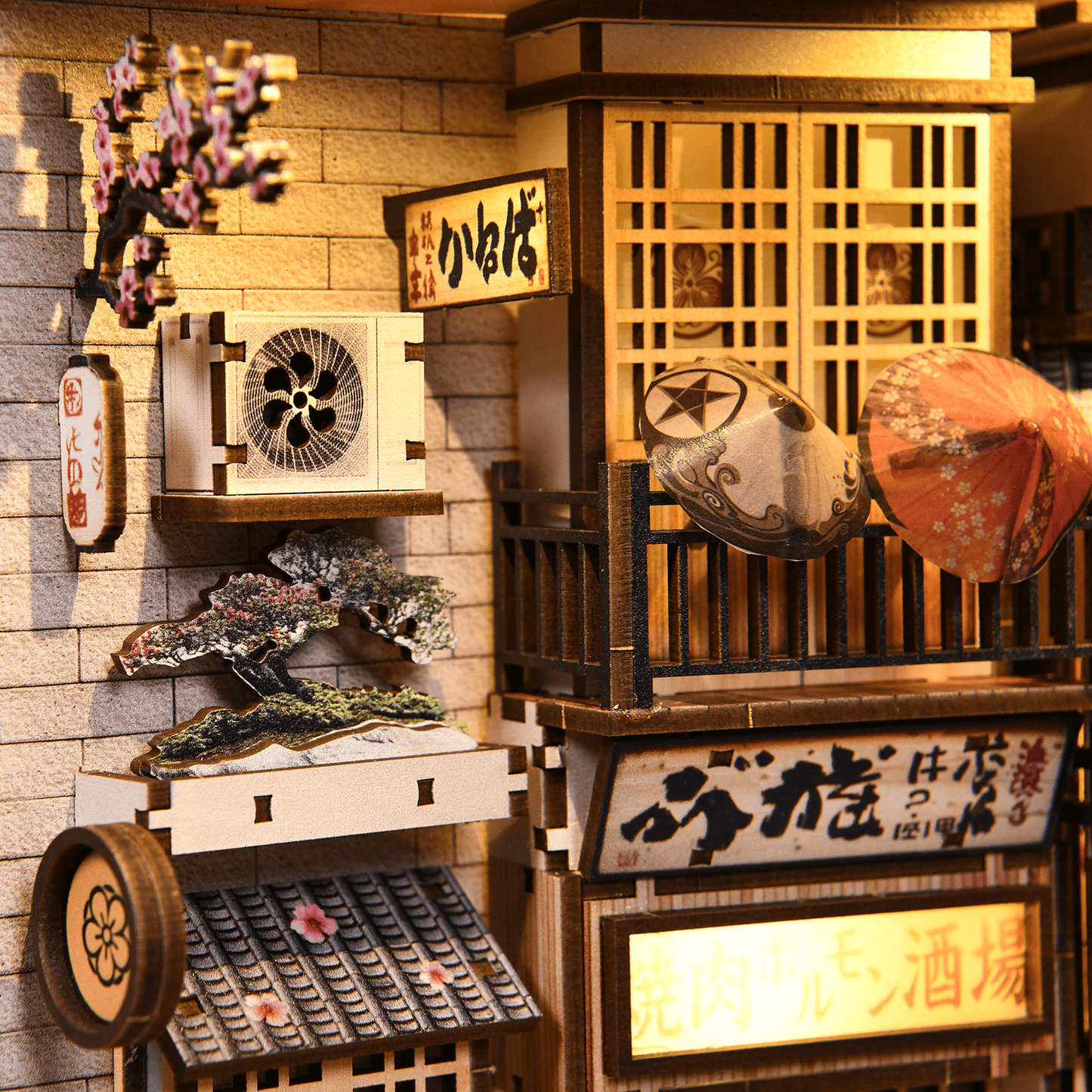 Book Nook The Alley Waiting for the Cat (Japanese street) - 280 pcs