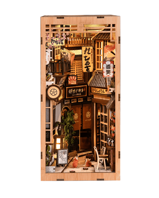 Book Nook The Alley Waiting for the Cat (Japanese street) - 280 pcs