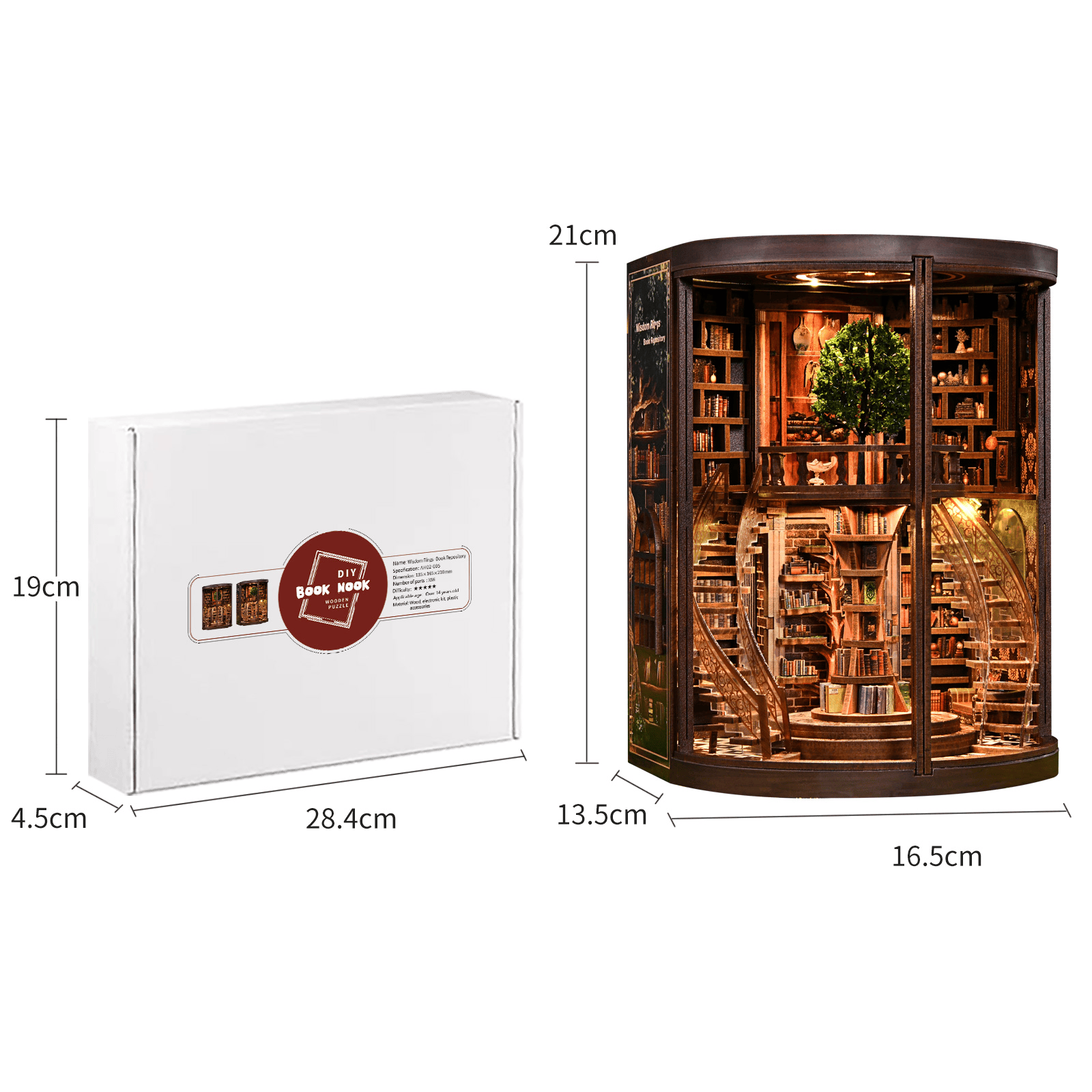 Book Nook Wisdom Rings Book Repository - 356 pieces