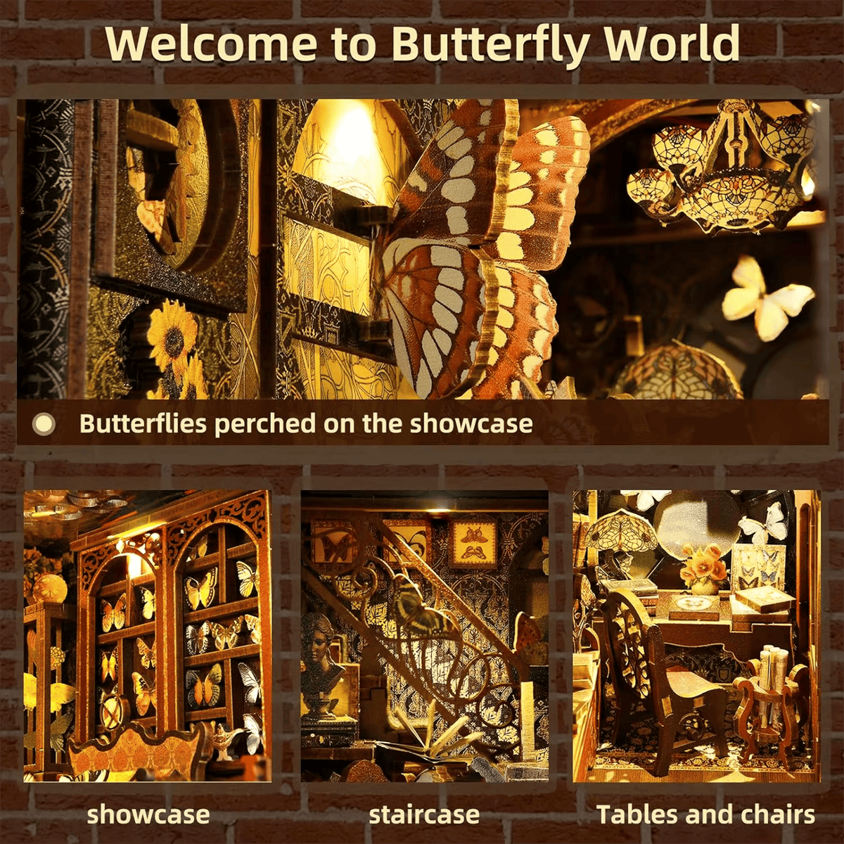 Butterfly Collection Room Book Nook product details