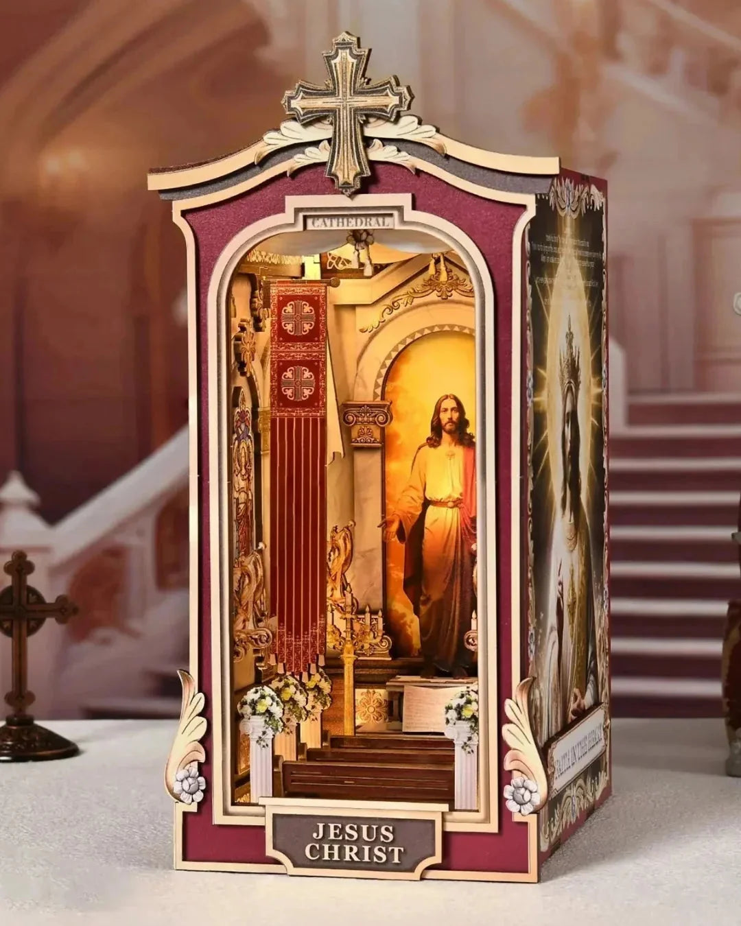 Cathedral Book Nook - side view