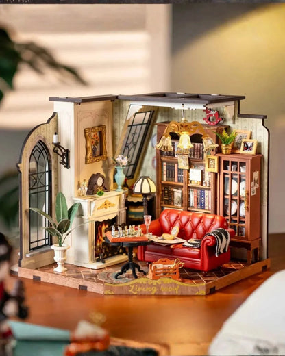 Catherine's Living Room Book Nook - side view
