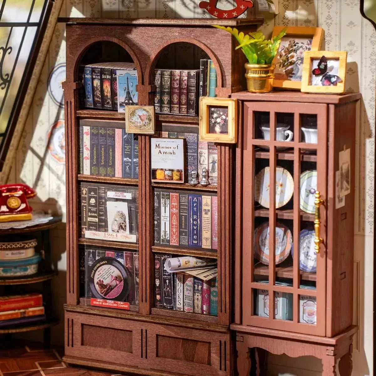 Catherine's Living Room Book Nook - bookcases