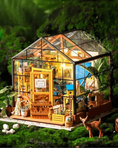 Cathy's Flower House Book Nook - side view