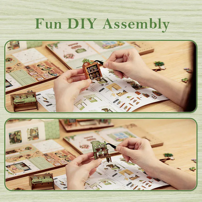 Champs-Élysées Florist Book Nook Kit - 199 pieces