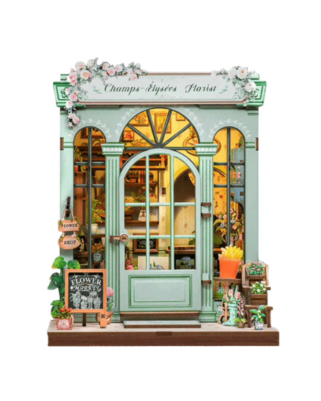 Champs-Élysées Florist Book Nook Kit - 199 pieces