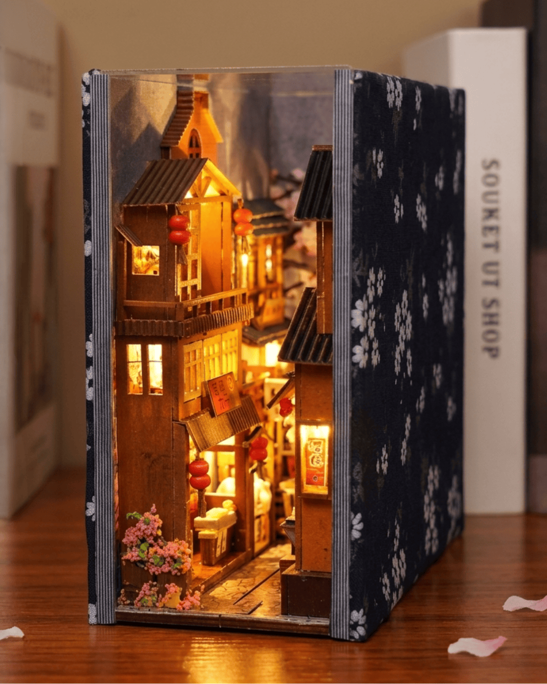Cherry Blossom Alley Book Nook - lit alley