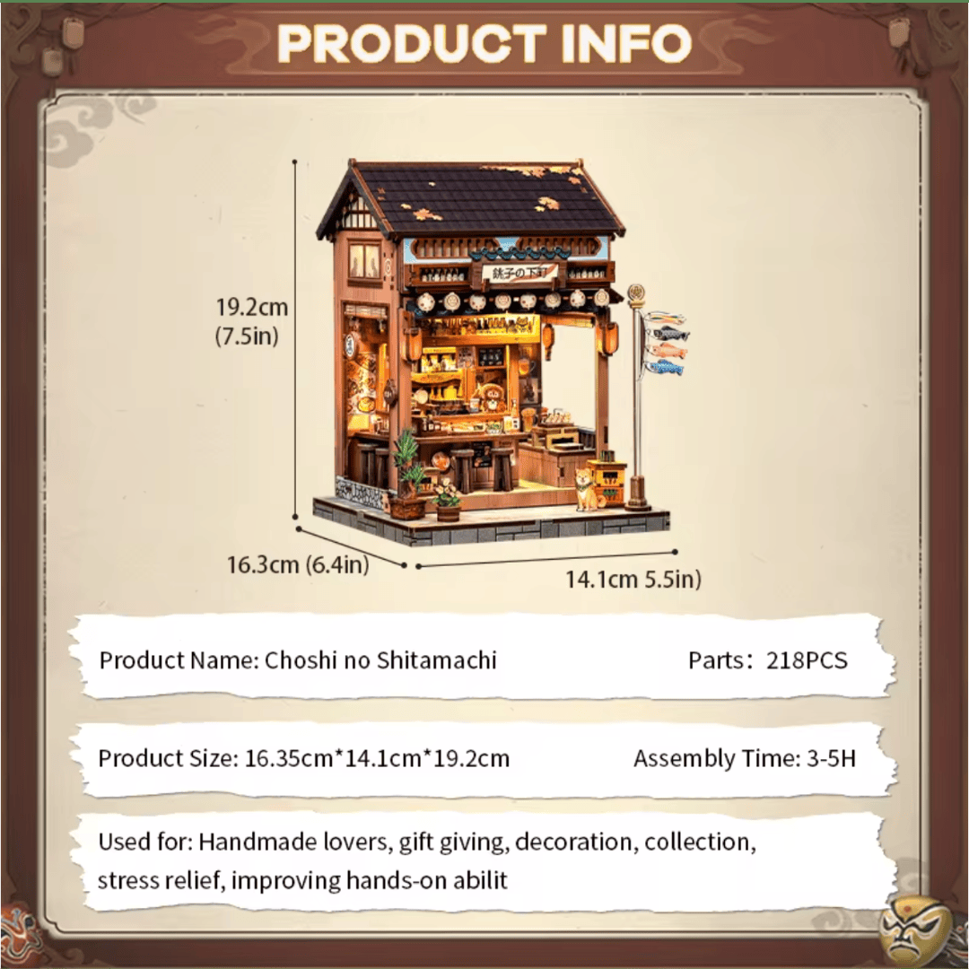 Japanese bar-restaurant DIY Miniature House Kit
