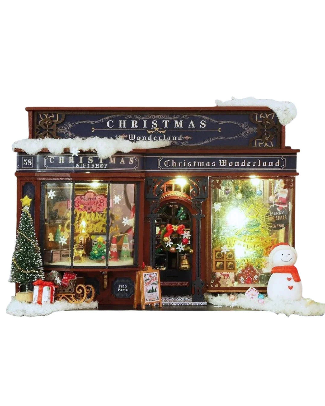 Christmas Wonderland Book Nook - front view