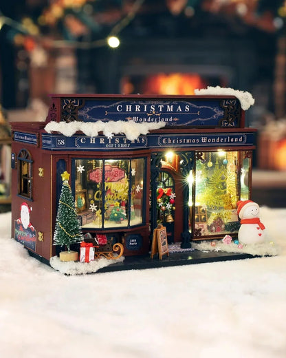 Christmas Wonderland Book Nook - side view