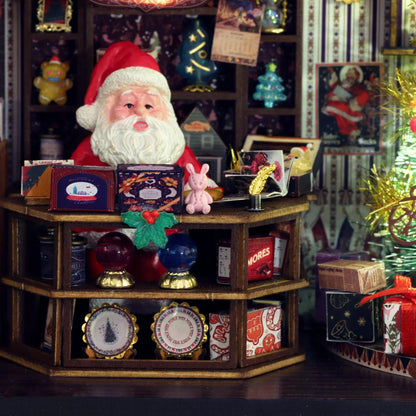 Christmas Wonderland Book Nook - Santa's counter