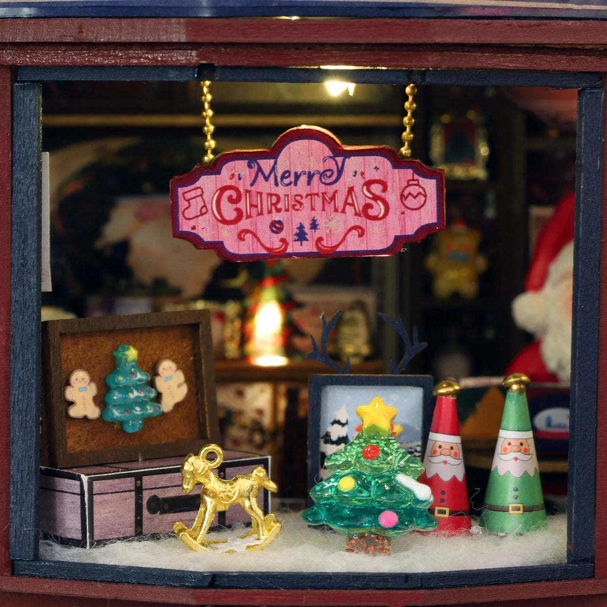 Christmas Wonderland Book Nook - shop window