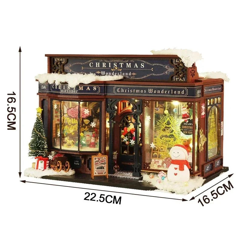 Christmas Wonderland Book Nook - dimensions
