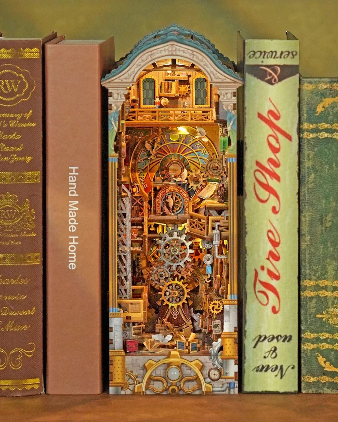 Clock Tower Book Nook - side view
