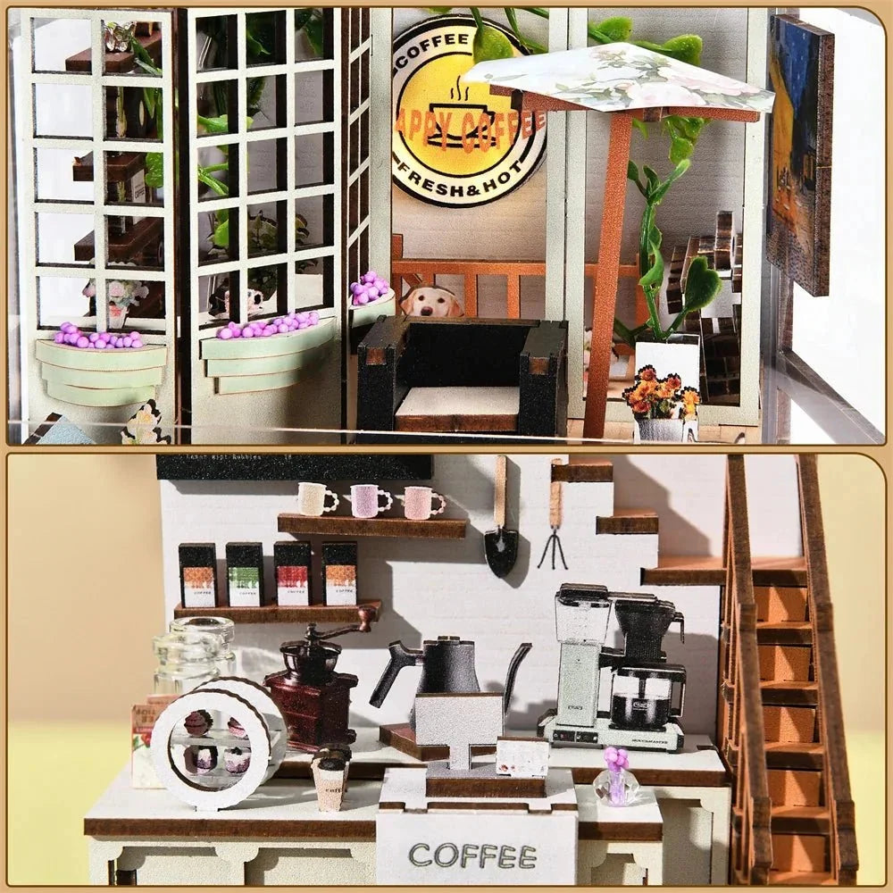 Coffee Garden Book Nook - counter and mezzanine