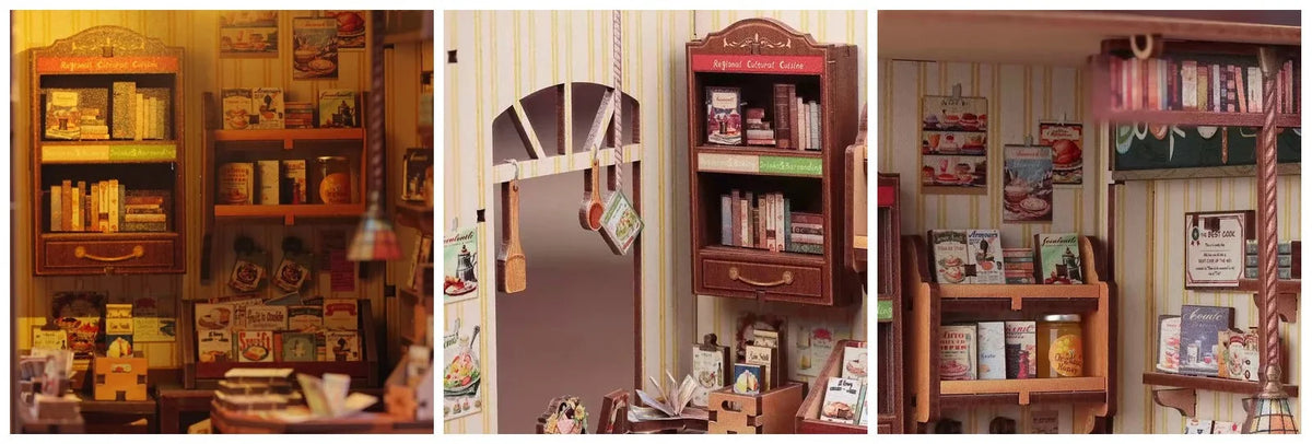 Cooking Bookstore Book Nook - product details