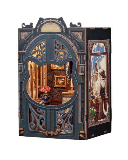 Count Cat study DIY Book Nook (New)