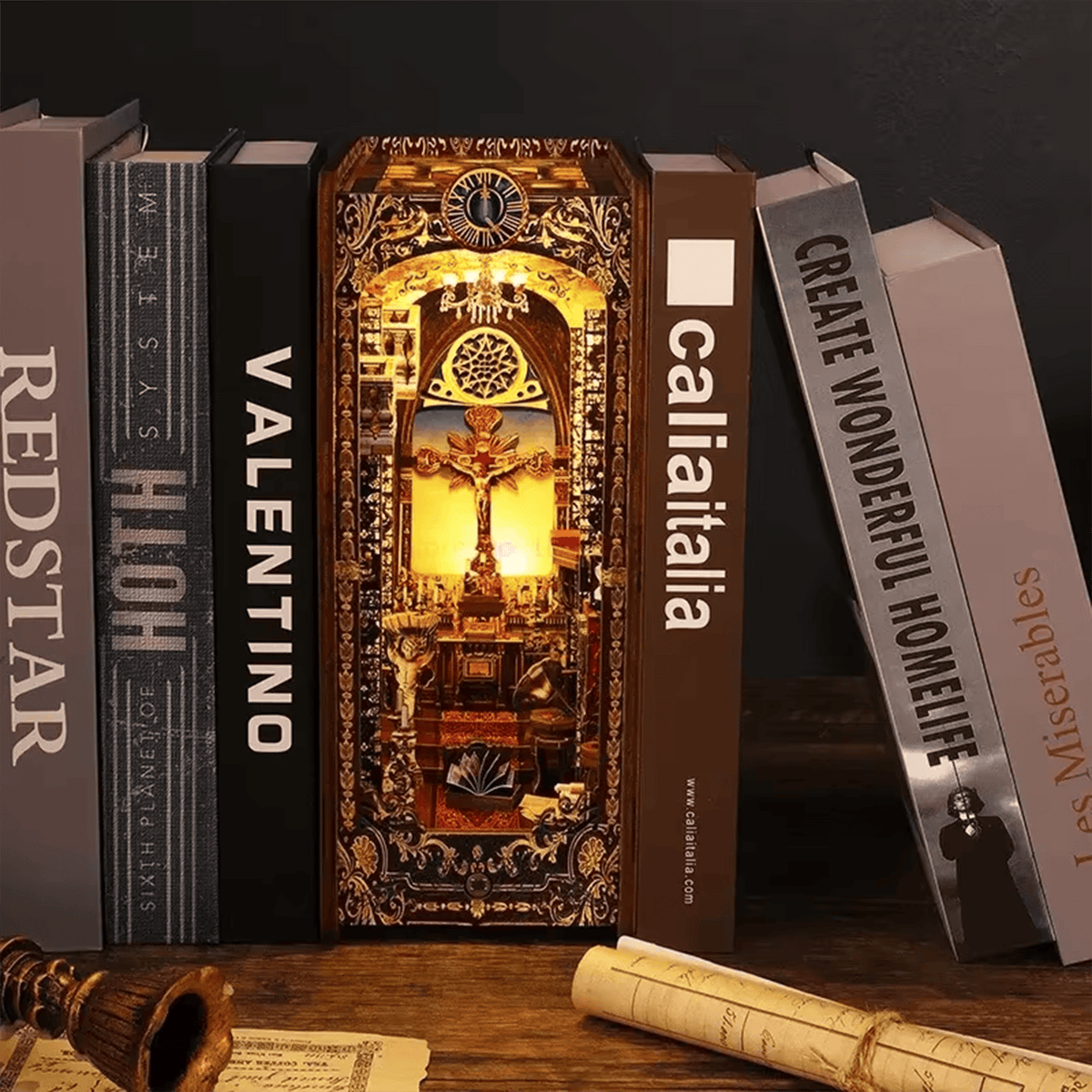 Covenant Church Book Nook - between books