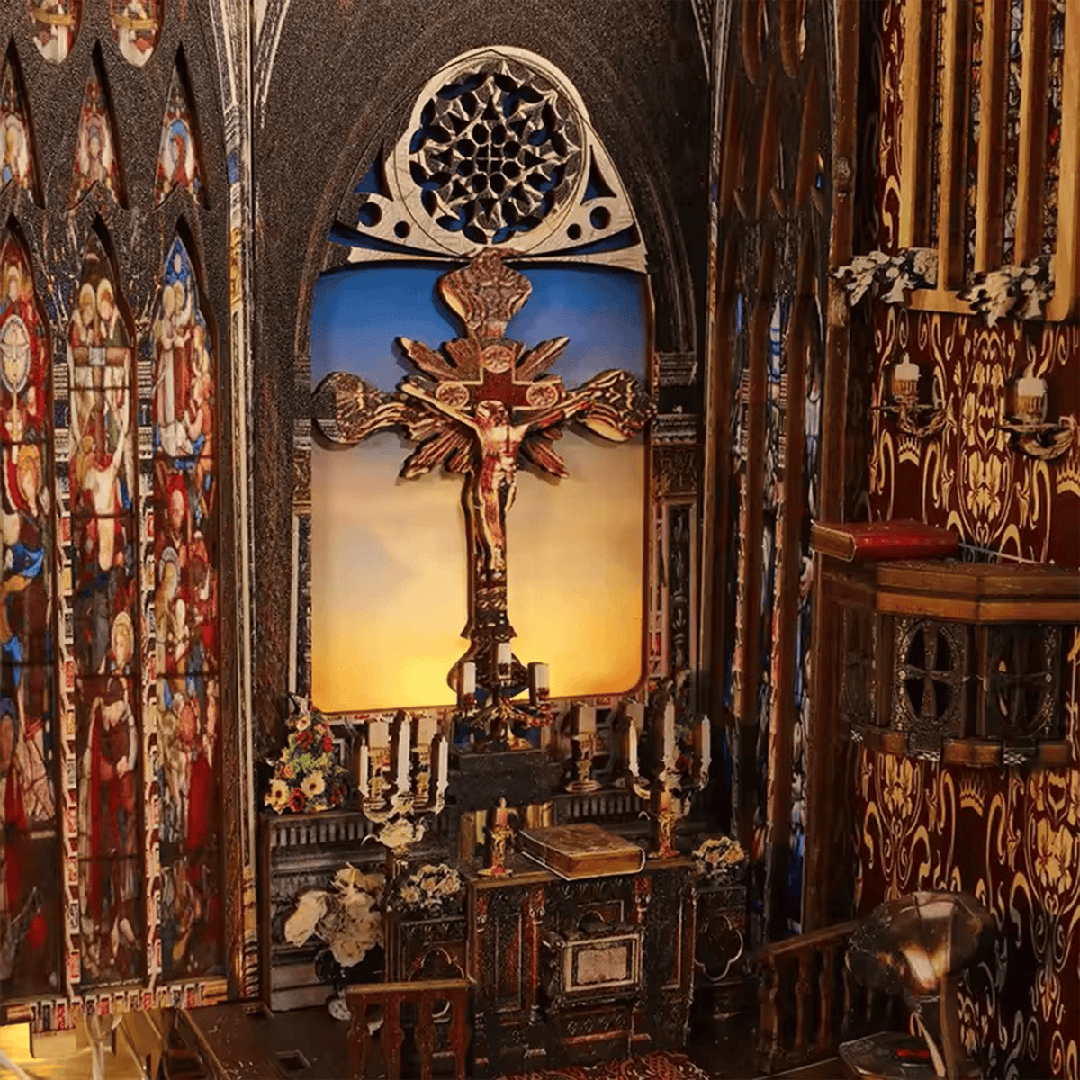 Covenant Church Book Nook - rose window