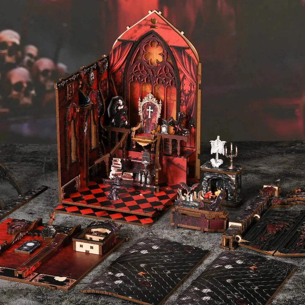 Dark Castle Book Nook - throne room