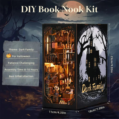 Dark Family Book Nook - dimensions