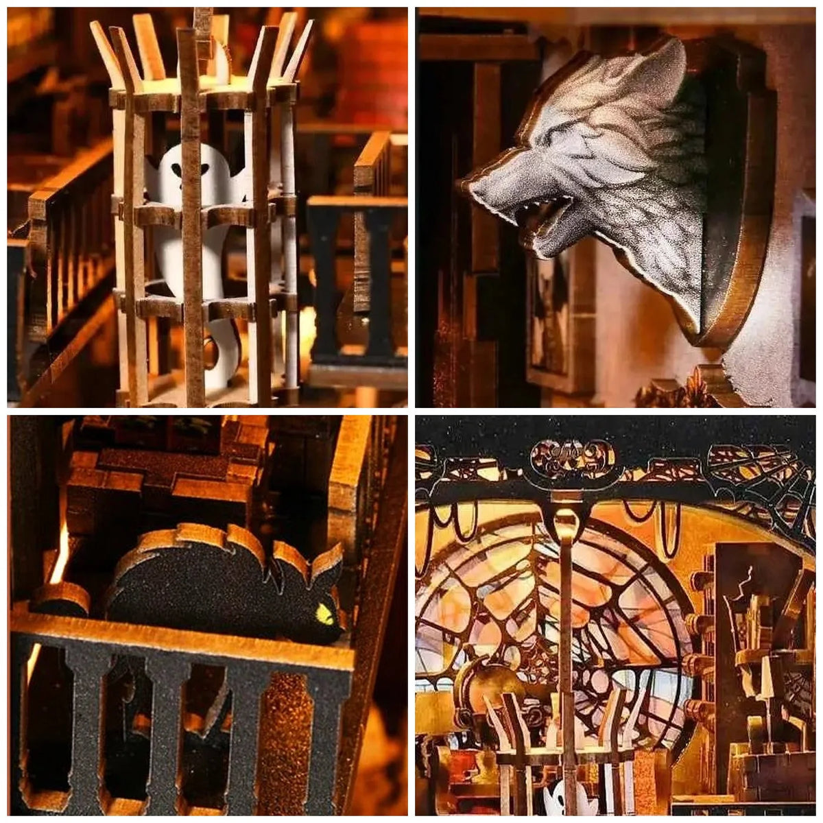 Dark Family Book Nook - product details