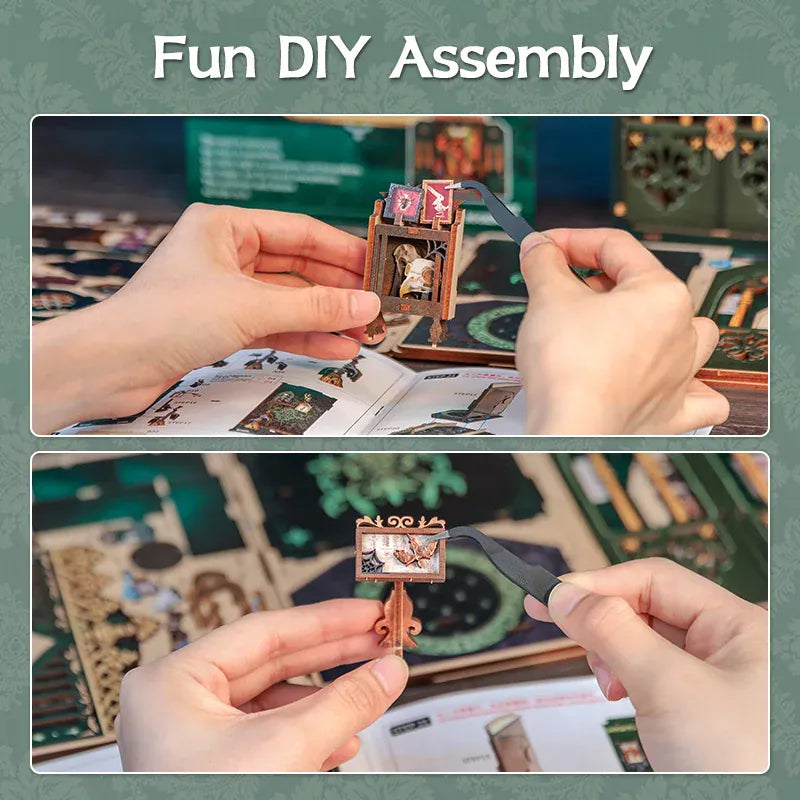 Darkness Herbarium Magic Book Nook Kit