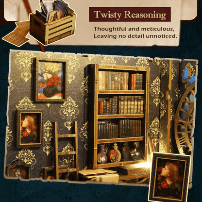 Detective Famous Agency Book Nook - 322 Pieces