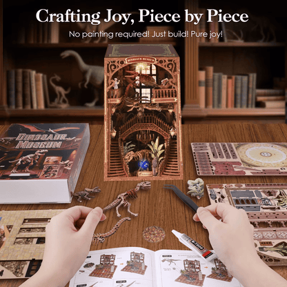 Dinosaur Museum Book Nook - 230 Pieces