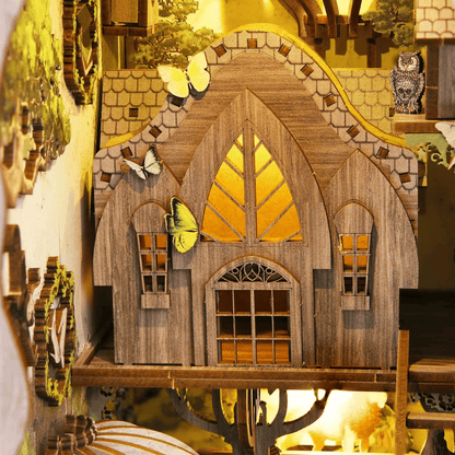 Dorothy's Journey Book Nook - rooftops